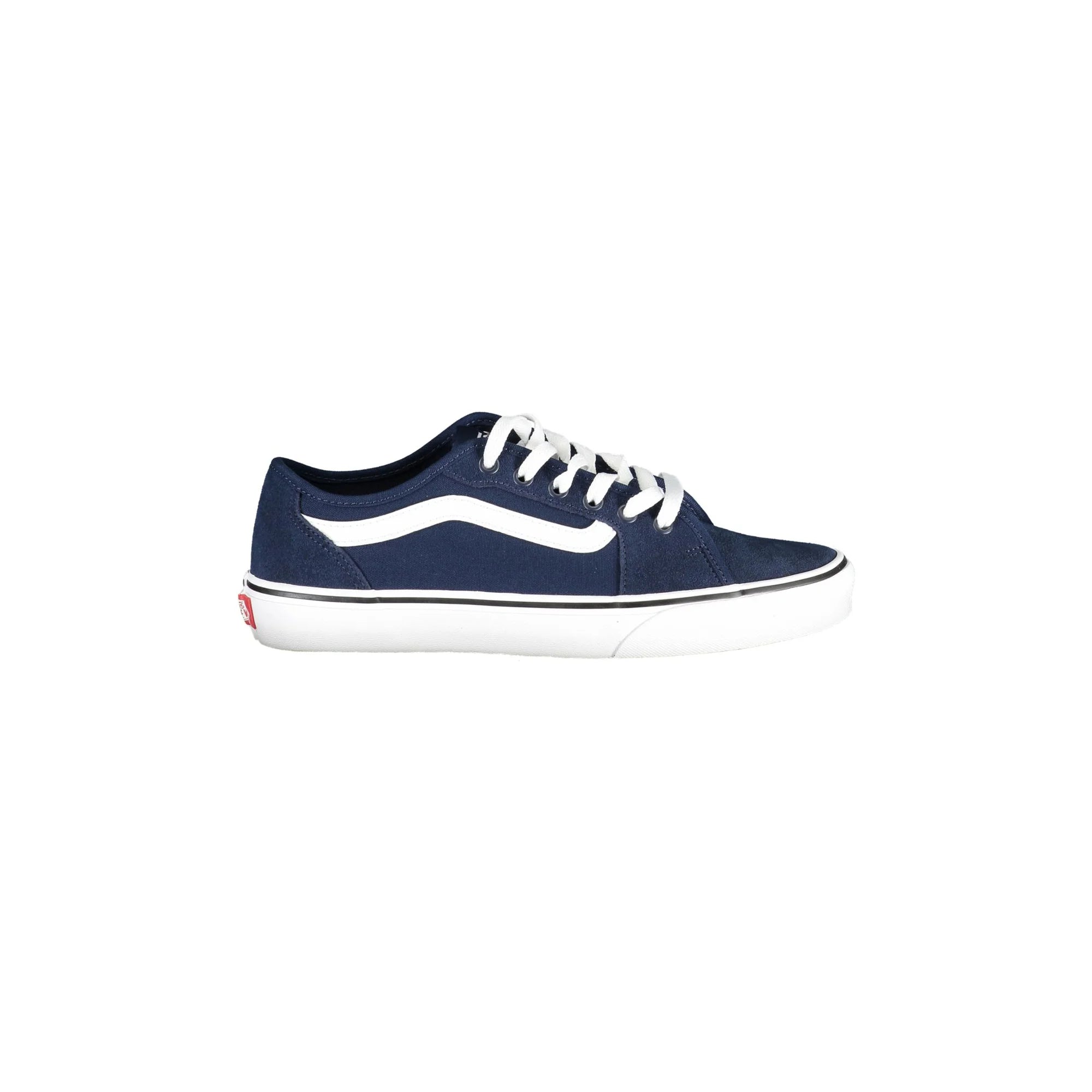 Vans Sneakers Uomo Blu Dettagli a Contrasto Logo - foto prodotto